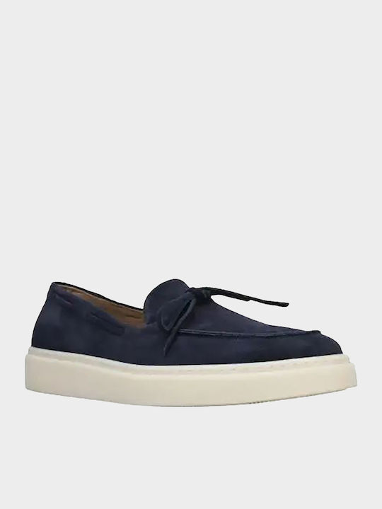 Suede Ανδρικές Εσπαντρίγιες σε Μπλε Χρώμα