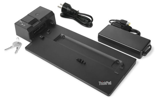 Lenovo ThinkPad Pro Dock Docking Station με DisplayPort 4K Ethernet και σύνδεση 2 Οθονών Μαύρο