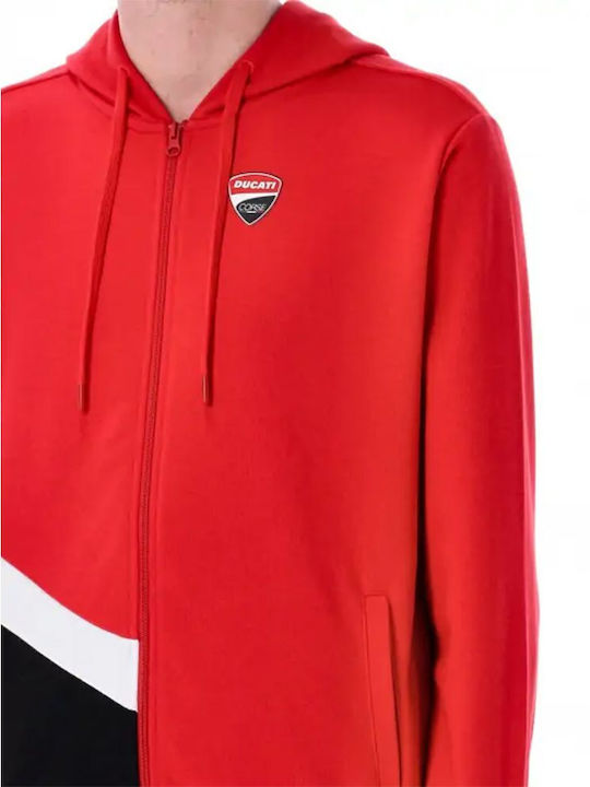 Ducati Men's Sweatshirt Jacket RED GL018767