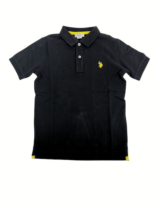 U.S. Polo Assn. Polo pentru copii Negru