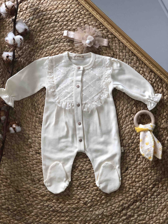 Miniborn Set Body pentru Bebeluși Beige