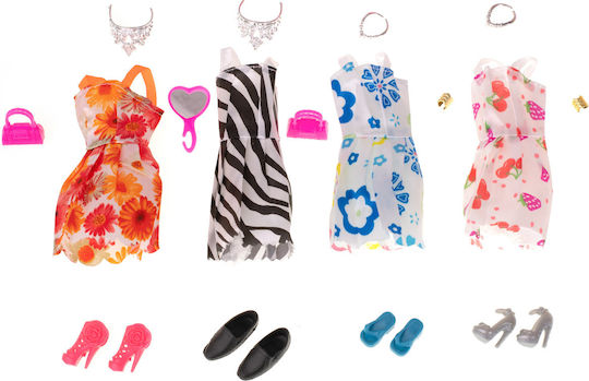 Set 85 Clothes Accessories Dolls 3 Years + Multicolor