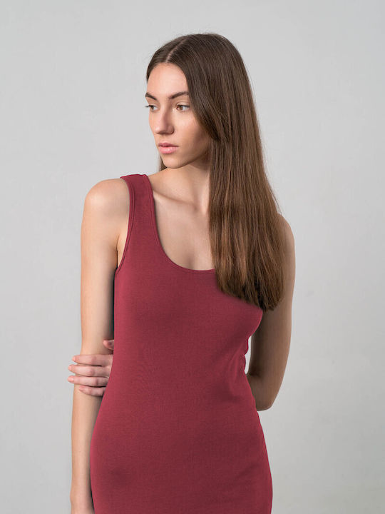 Vamp Γυναικείο Φόρεμα Παραλίας Red rumba
