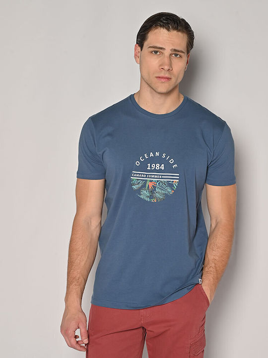 Camaro Men's Short Sleeve T-shirt Blue