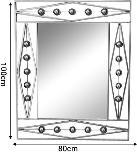 Inart Roteron Ορθογώνιος Χρυσός 100x80cm Inart Roteron Ορθογώνιος Χρυσός 100x80cm