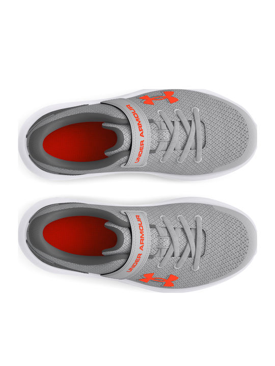 Surge 4 Kids Sports Shoes Running with Hoop & Loop Closure Gray