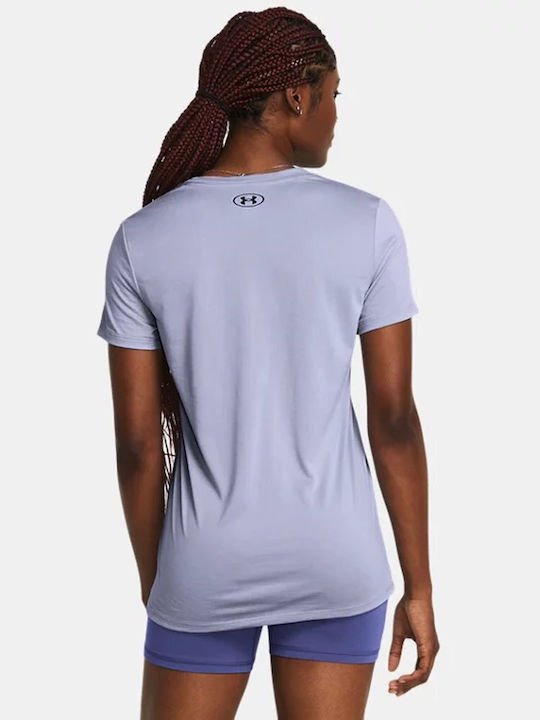 Under Armour Damen Sportliches Bluse Schnell trocknend Lila