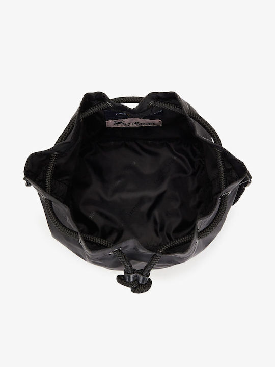 Set De piele Geantă de damă Rucsac Neagră