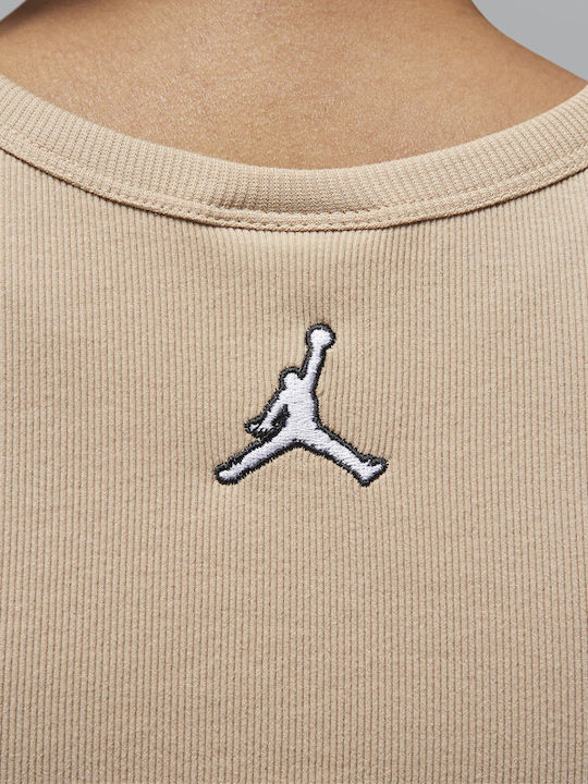 Women's Athletic Blouse Sleeveless Nude