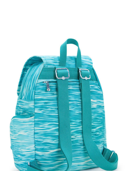 Kipling Σακίδιο Πλάτης 33.5x27x19cm Σειρά City Zip S Aqua Pool