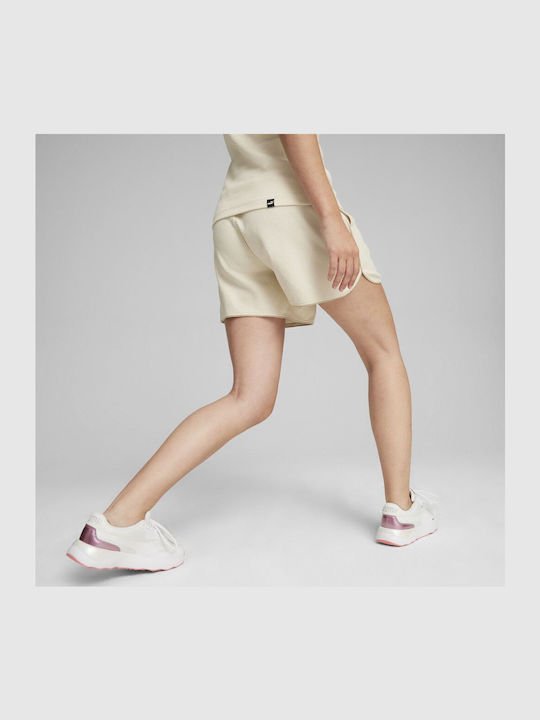 PUMA Γυναικείο Αθλητικό Σορτς Μπεζ