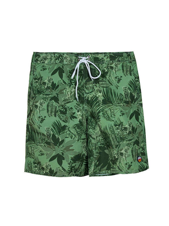 Men's Swimwear Green-Khaki Shades