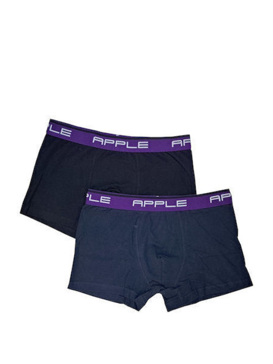 Apple Boxer Men's Boxers Black/Navy 2Pack