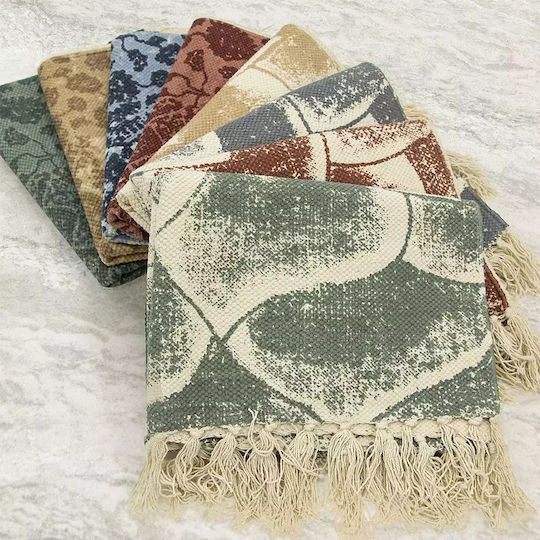 Lino Home Cuina Rechteckige Küchenmatte Beige 60x90εκ.