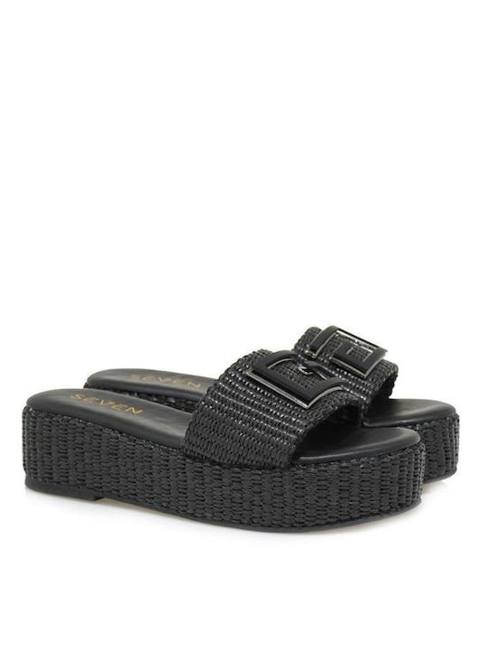 Seven Flatforms Women's Sandals Black