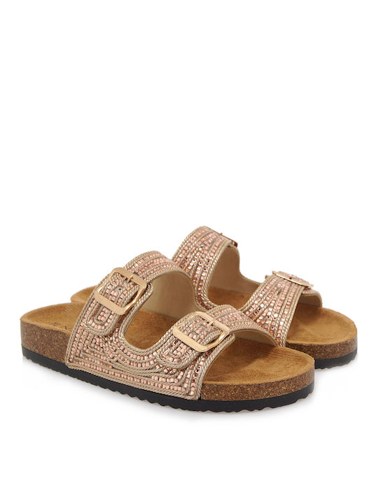 Seven Women's Flat Sandals in Pink Color