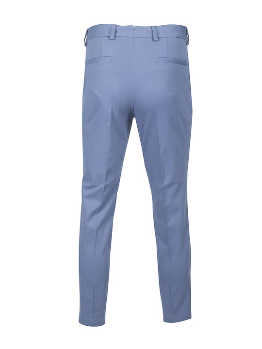 Hugo Boss Boss Pantaloni pentru bărbați Chino Elastice Albastru deschis