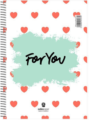 Spiral Notebook You Various Designs A4 21x29 240 Pages 3 Subjects 5539