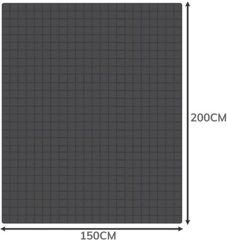 Pătură Gravitație Single 150x200cm Gri