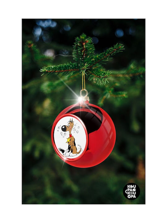 Rantanplan Christmas Tree Ornament Red 8cm