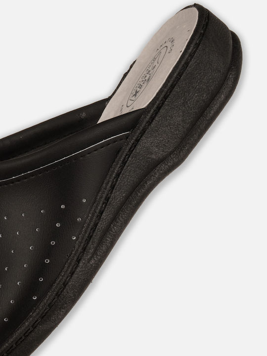 Max Relax Herren Anatomisch Clogs Schwarz