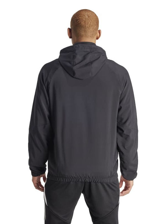 Adidas Tiro Herren Jacke Lässig Winddicht Black