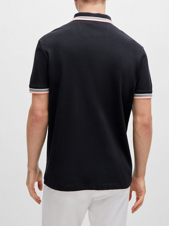 Paddy Polo Short Sleeve Blouse Black