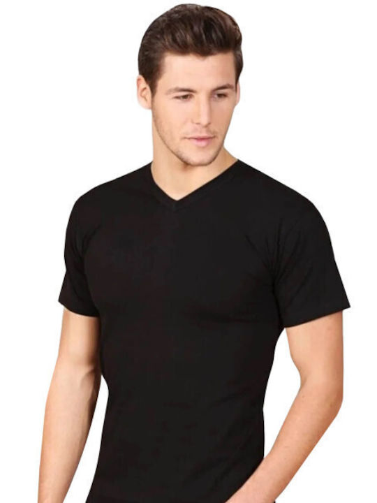 Berrak Men's Undershirt in Black Color