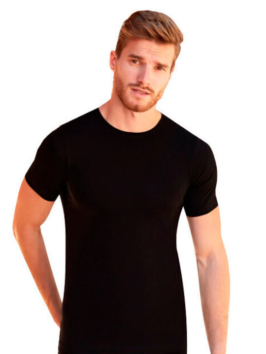 Berrak Men's Undershirt in Black Color