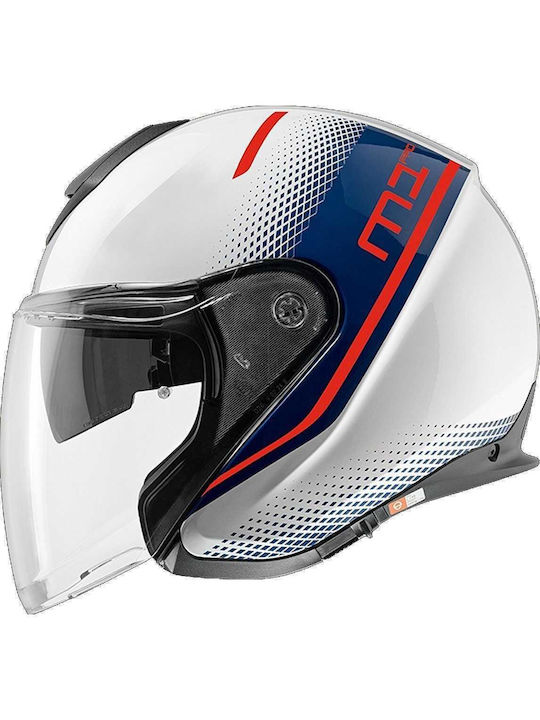 Schuberth M1 Pro Mercury Red Cască de motocicletă Jet ECE 22.05 1350gr