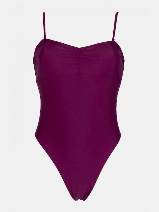 Badeanzug Magenta