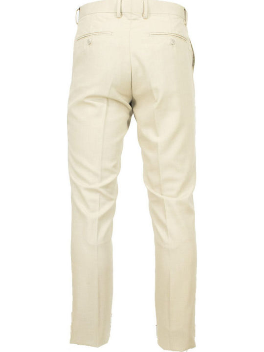 Trousers in Slim Fit Beige