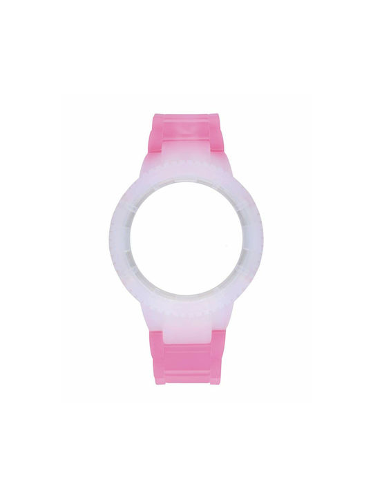 WATX & CO Rubber Strap Pink 43mm