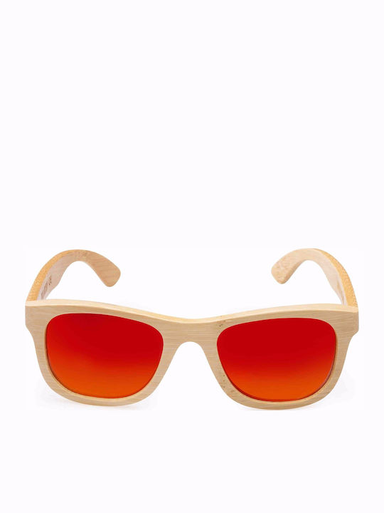 V-store Unisex Sunglasses with Multicolour Plastic Frame and Brown Gradient Polarized Lens WD023