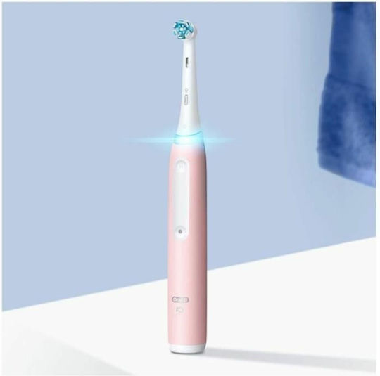 Oral-B IO Series 3S Ηλεκτρική Οδοντόβουρτσα Μπαταρίας με Αισθητήρα Πίεσης Ροζ