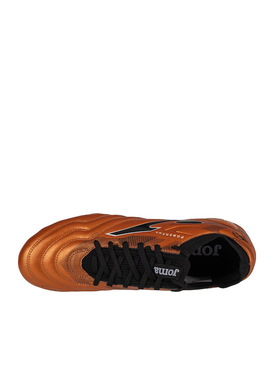Joma Powerful Cup Ποδοσφαιρικά Παπούτσια με Τάπες AG Χρυσά