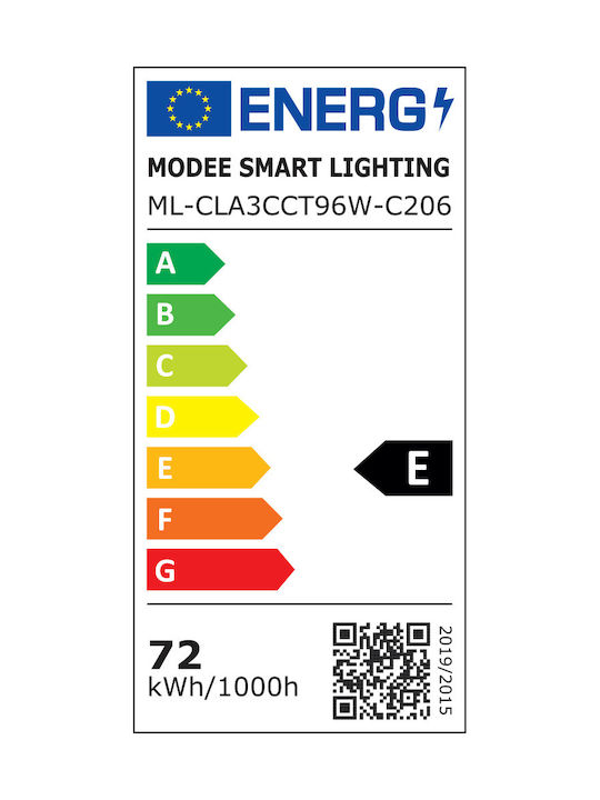 Modee Lighting Deckenleuchte 51cm Gold mit Integrierter LED und Fernbedienung