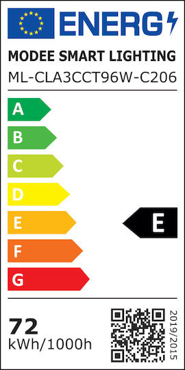 Modee Lighting Таванно осветление 51бр Златист с Вграден LED и Дистанционно Управление
