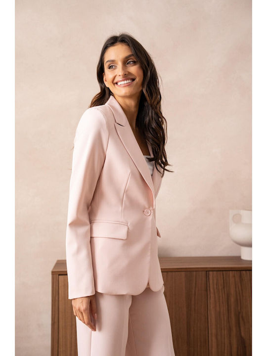 Bon Blazer pentru femei Sacou PINK