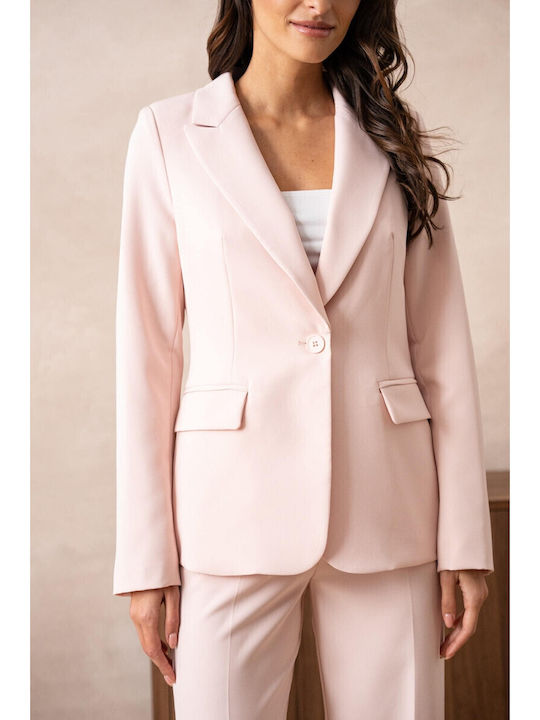 Bon Γυναικείο Σακάκι Pink