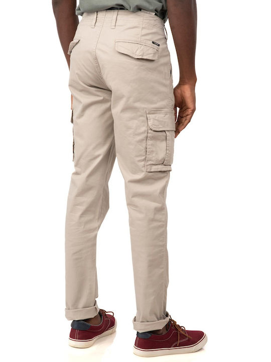 Rebase Herrenhose Cargo Elastisch Lt. Grey