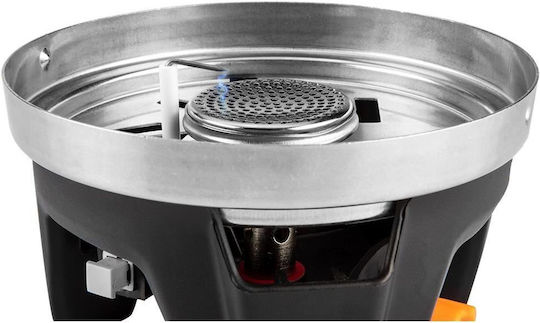 Arzator de camping portabil cu aprindere piezoelectrica pe gaz 3 in 1 2200 W Oala din otel inoxidabil Neo