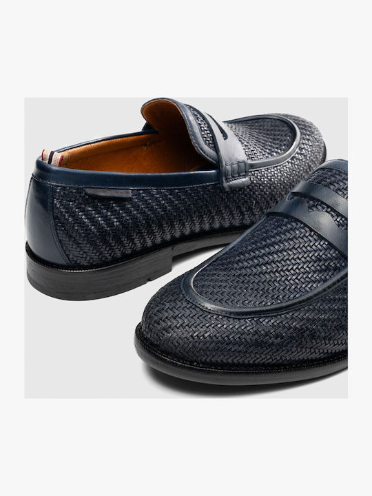 Leder Herren Mokassins in Schwarz Farbe