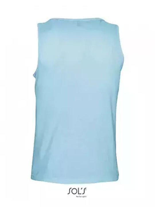 Sol's Justin Men's Sleeveless Promotional Blouse Atoll Blue