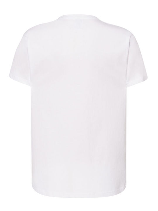 JHK Men's Short Sleeve Promotional T-Shirt White