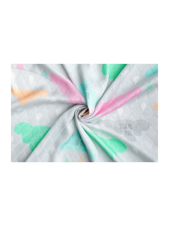 Sensillo Multicolour Baby Burp Cloth 75x75cm 2 Pieces