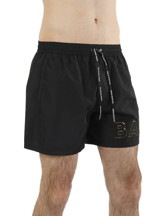 Balmain Men's Swimwear Shorts Black