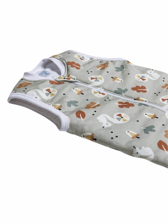 Tender Spring Sleeping Bag with Feet Classic 1 Tog Bay Leaf Mint with Detachable Sleeves