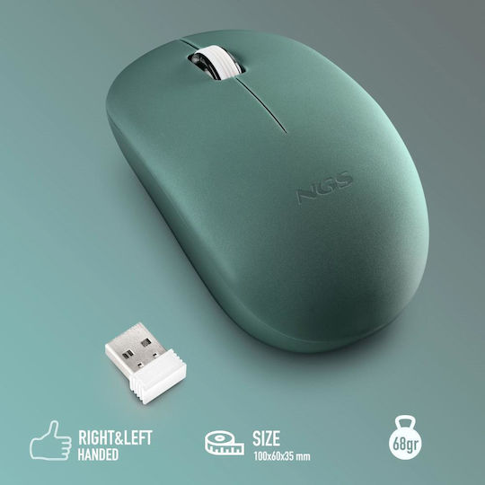 NGS Fog Pro Безжичен Мишка Зелен