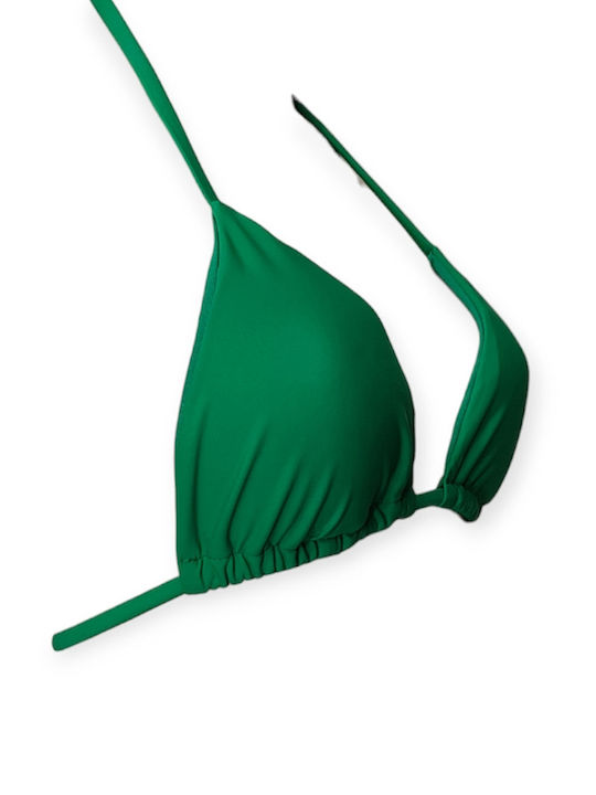 Nuvoletta Padded Triangle Bikini Top Green